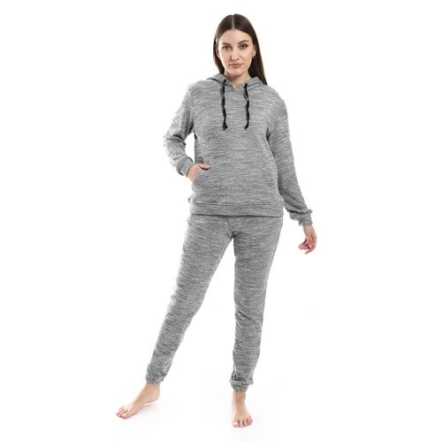 kady Kangaroo Pockets Hooded Pajama Set women
