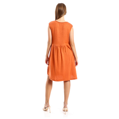 Jamila Women Solid Sleeves Tiered Sleepshirt