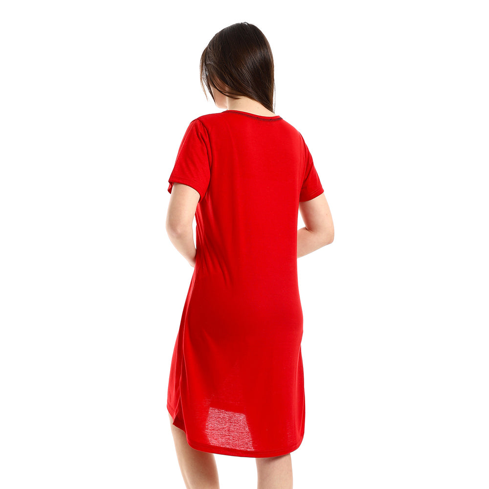 kady Slip On Printed Cotton Women Sleepshirt