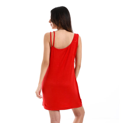 Kady Womens Solid 2 Types Of Sleeves Short Sleepshirt