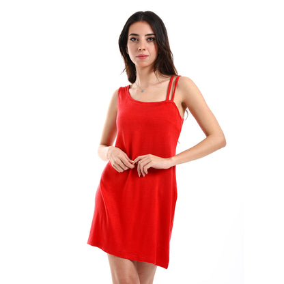 Kady Womens Solid 2 Types Of Sleeves Short Sleepshirt