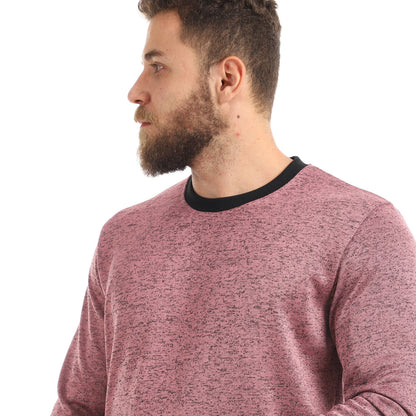 سويت شيرت كادي كاجوال بأكمام مرنة مستديرة