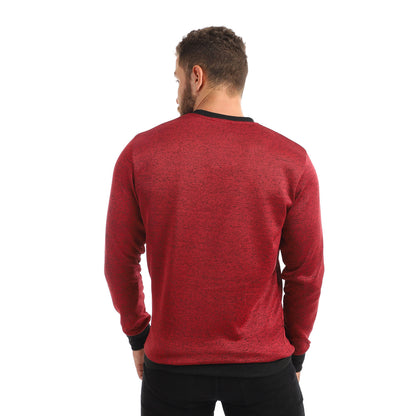 سويت شيرت كادي كاجوال بأكمام مرنة مستديرة