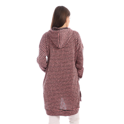 Jamila Women sweatshirt hoodie high low