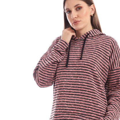 Jamila Women sweatshirt hoodie high low