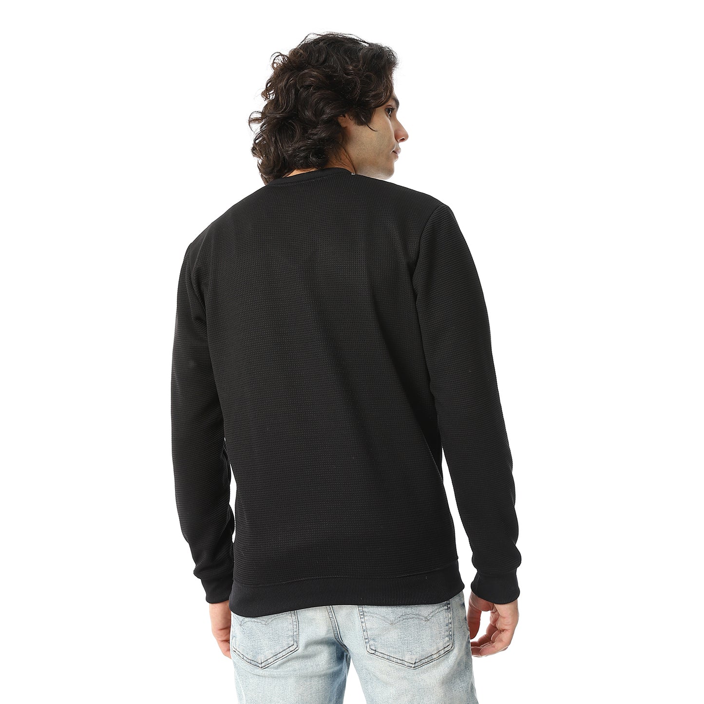V-Neck Fog Knitted Pullover