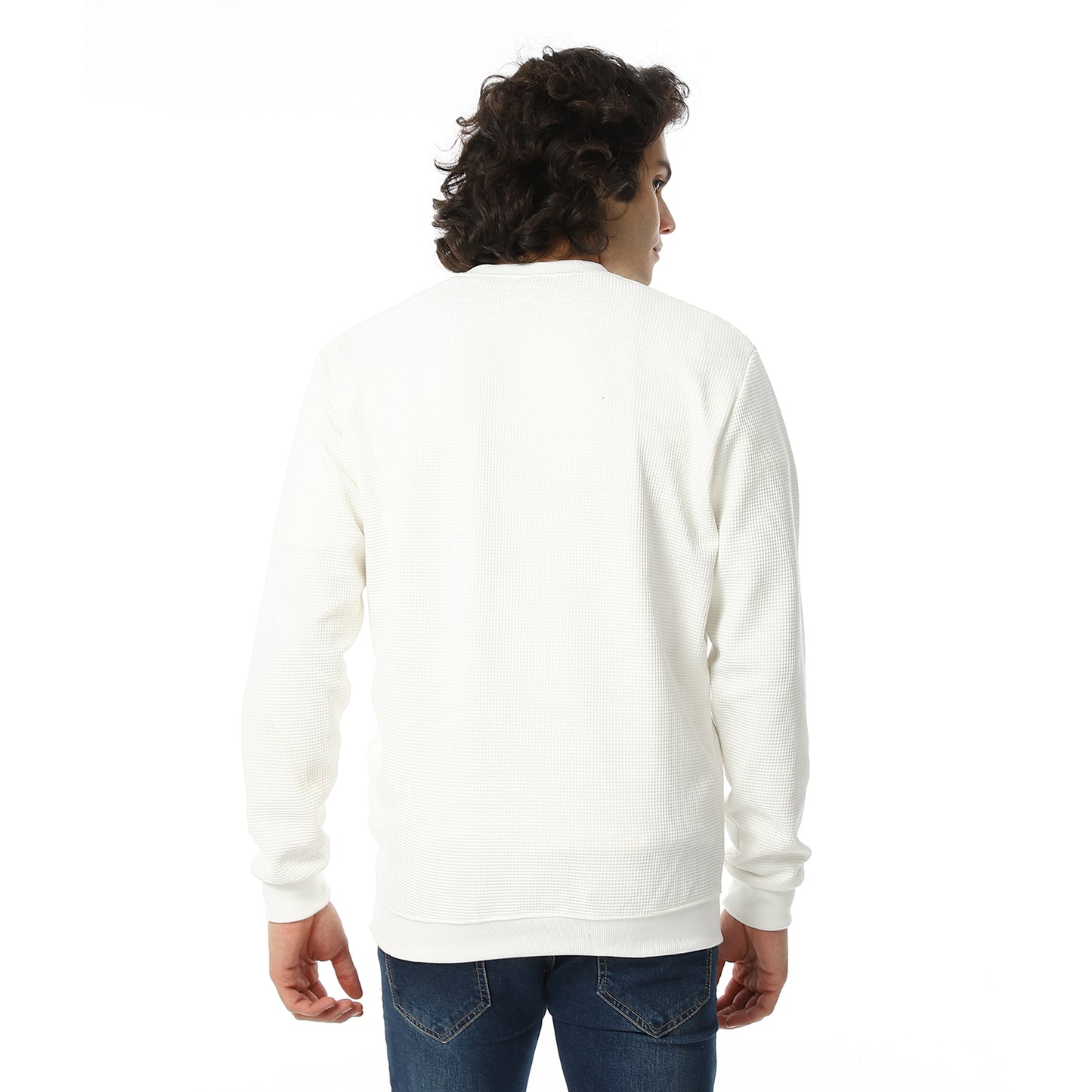V-Neck Fog Knitted Pullover