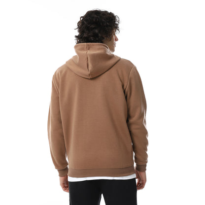 Comfy Plain Zipped Sweatshirt