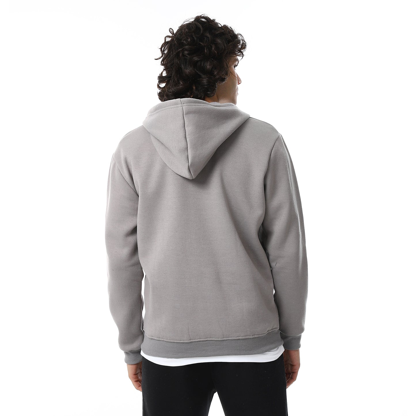 Comfy Plain Zipped Sweatshirt