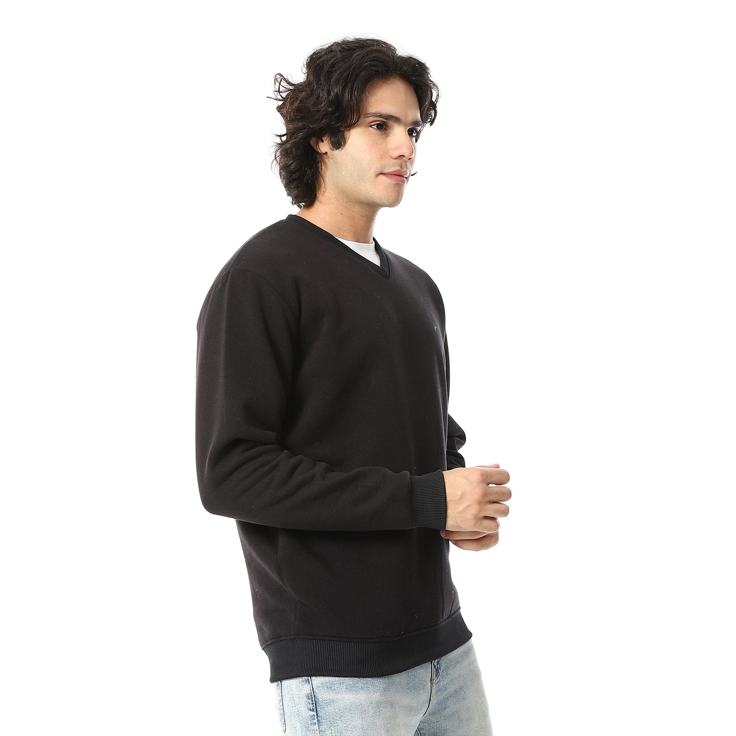 Plain Casual Sweatshirt