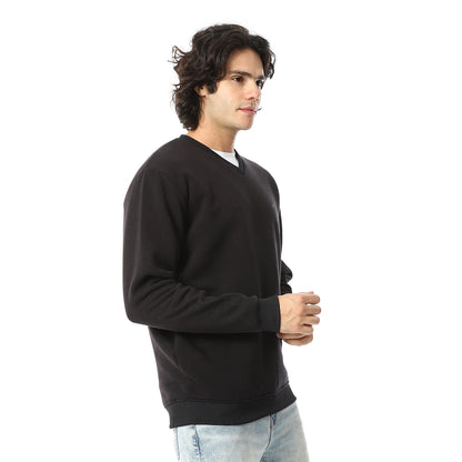 Plain Casual Sweatshirt