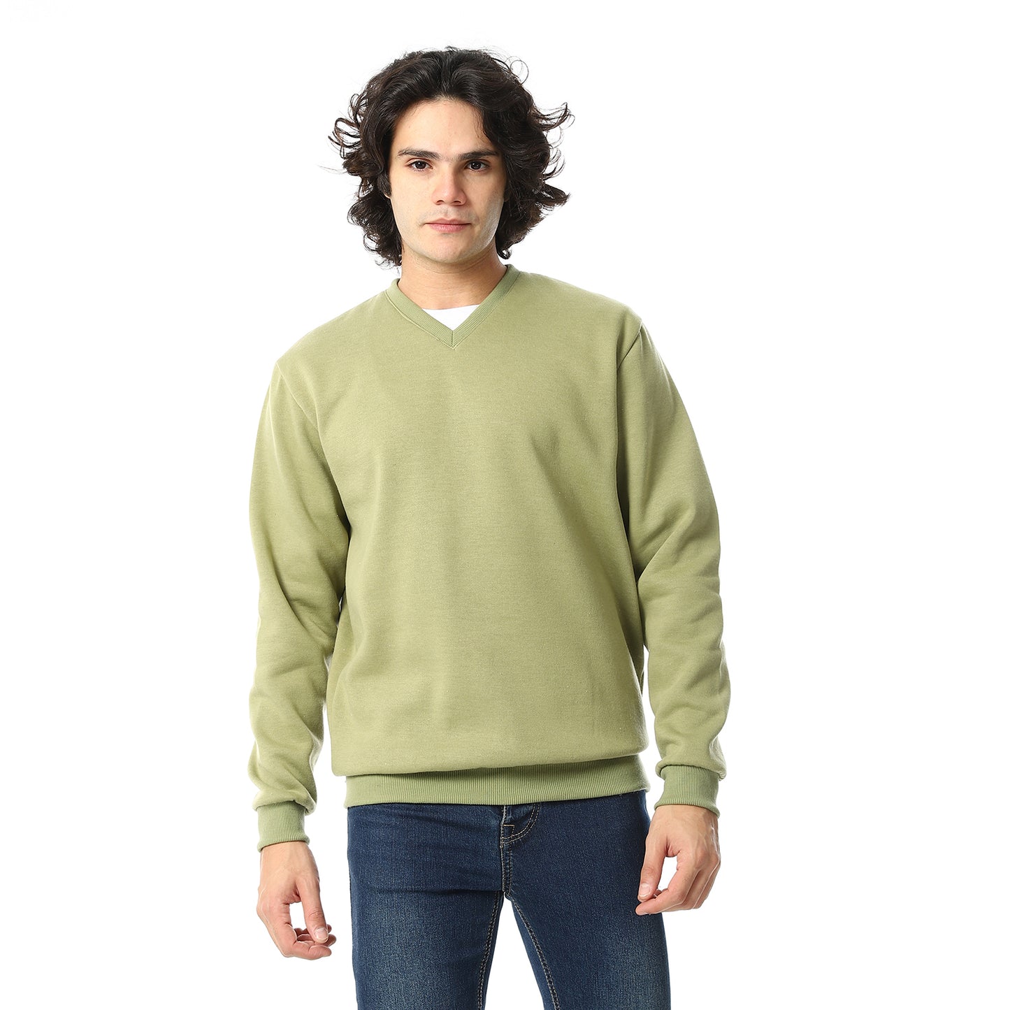 Plain Casual Sweatshirt