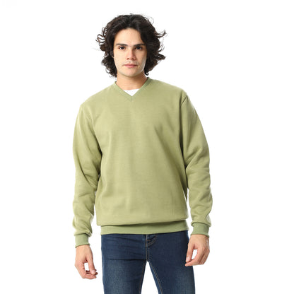Plain Casual Sweatshirt