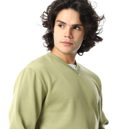 Plain Casual Sweatshirt