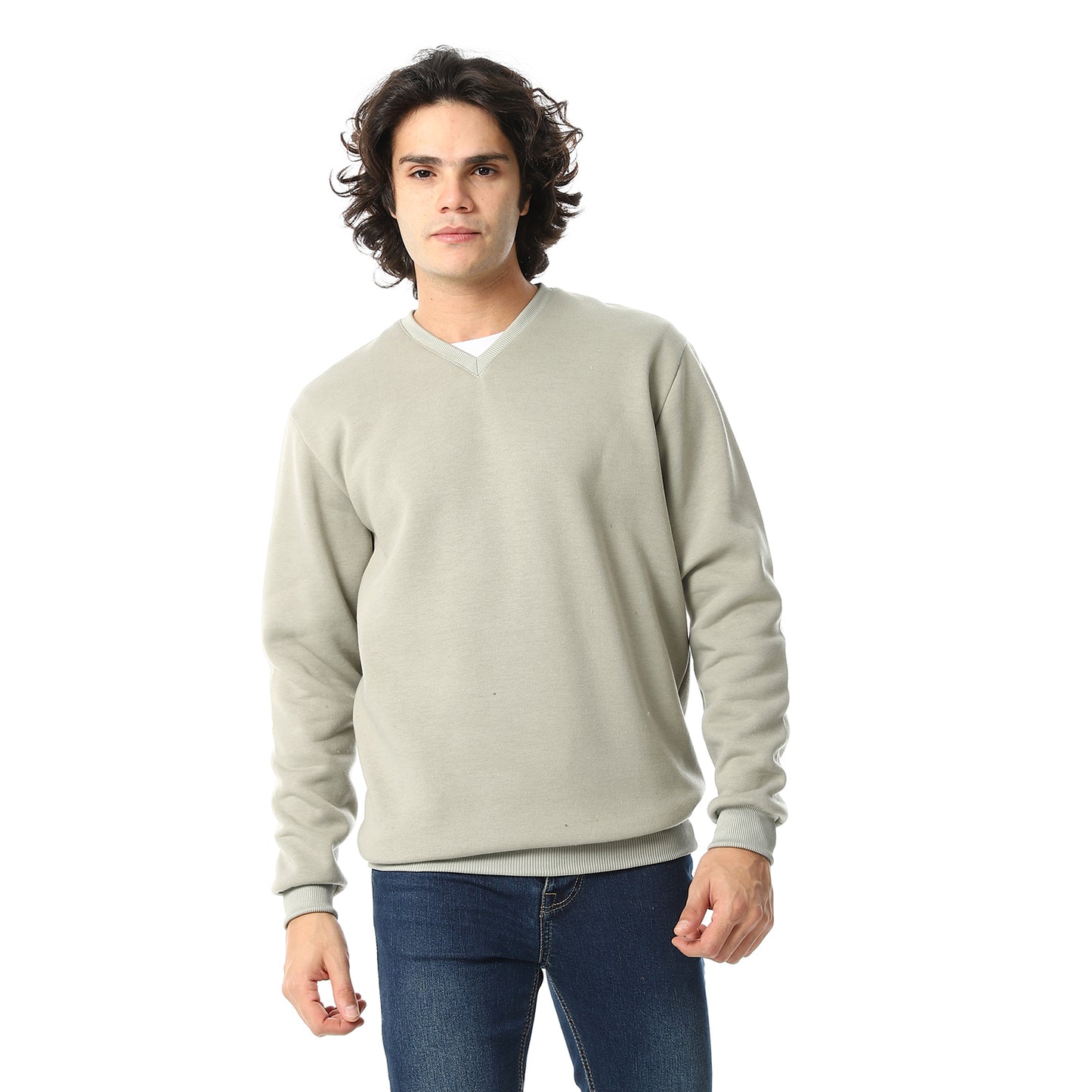 Plain Casual Sweatshirt