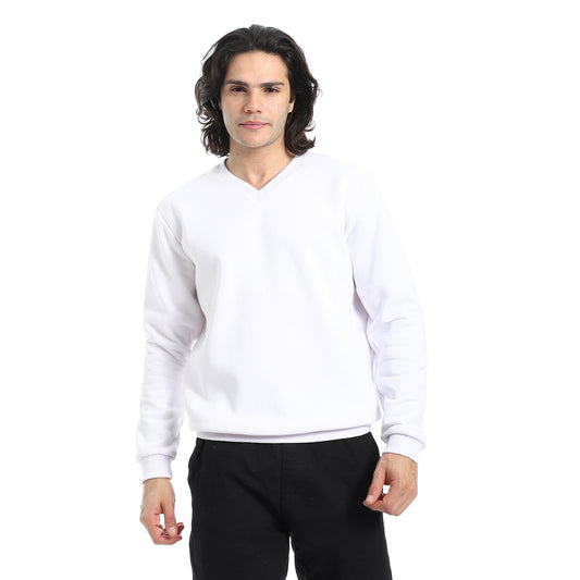 Plain Casual Sweatshirt