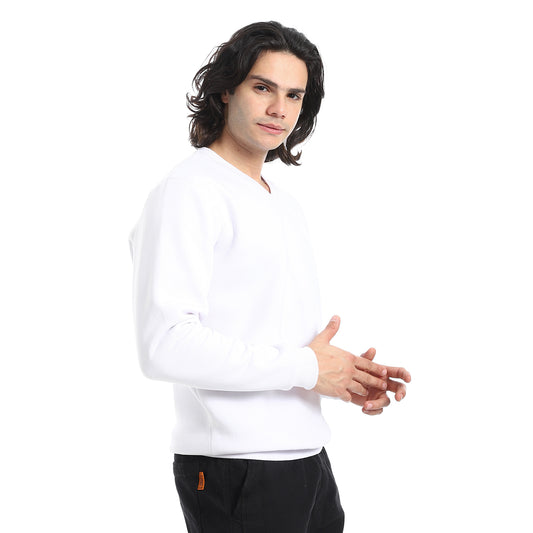 Plain Casual Sweatshirt