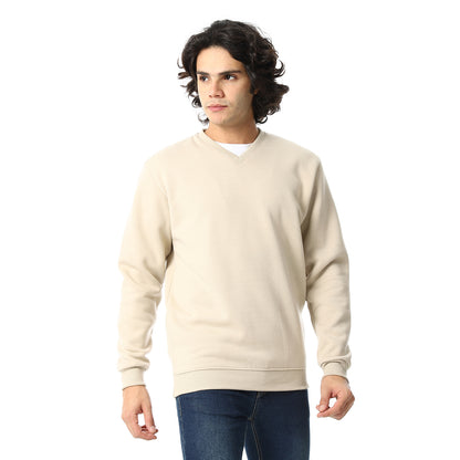 Plain Casual Sweatshirt