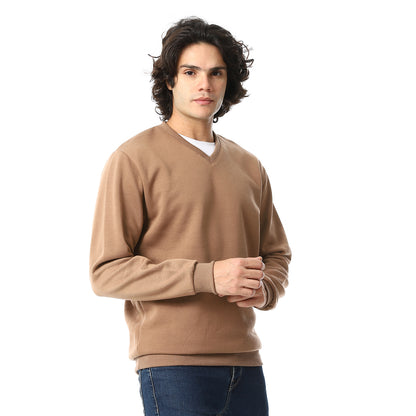 Plain Casual Sweatshirt
