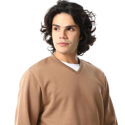 Plain Casual Sweatshirt
