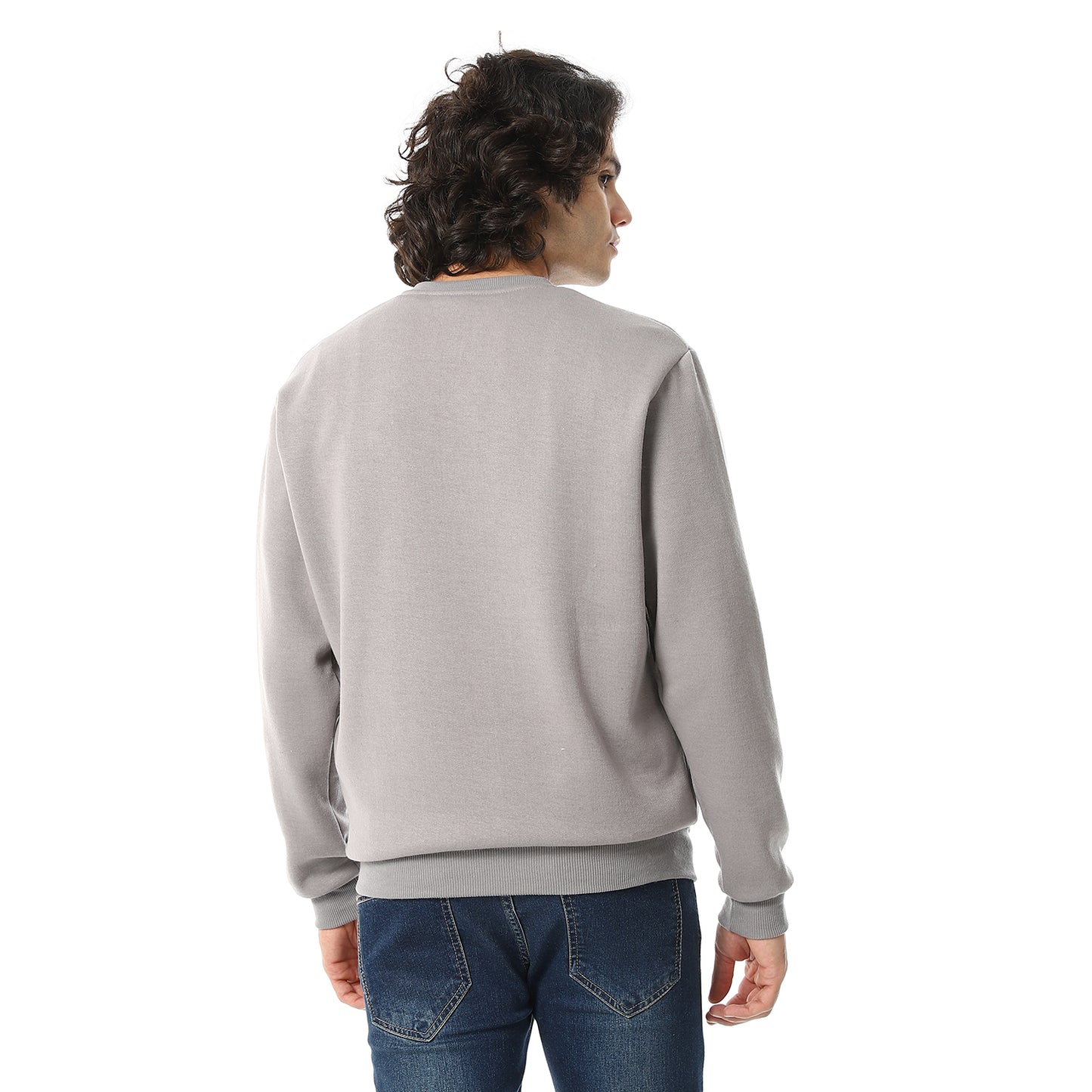 Plain Casual Sweatshirt