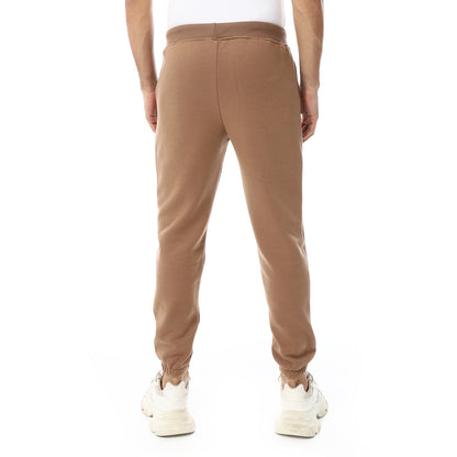 Plain Comfy Elastic Waist Sweatpants