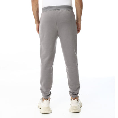 Plain Comfy Elastic Waist Sweatpants