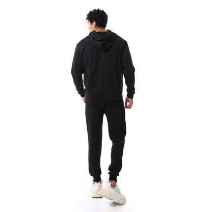 Active Casual Plain Tracksuit Set