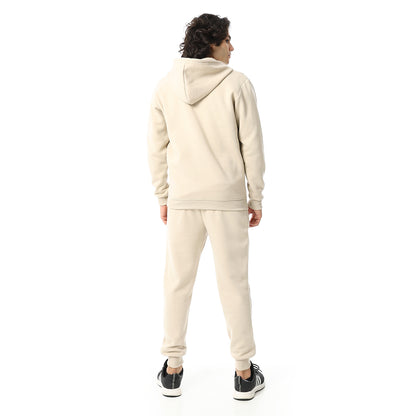Active Casual Plain Tracksuit Set