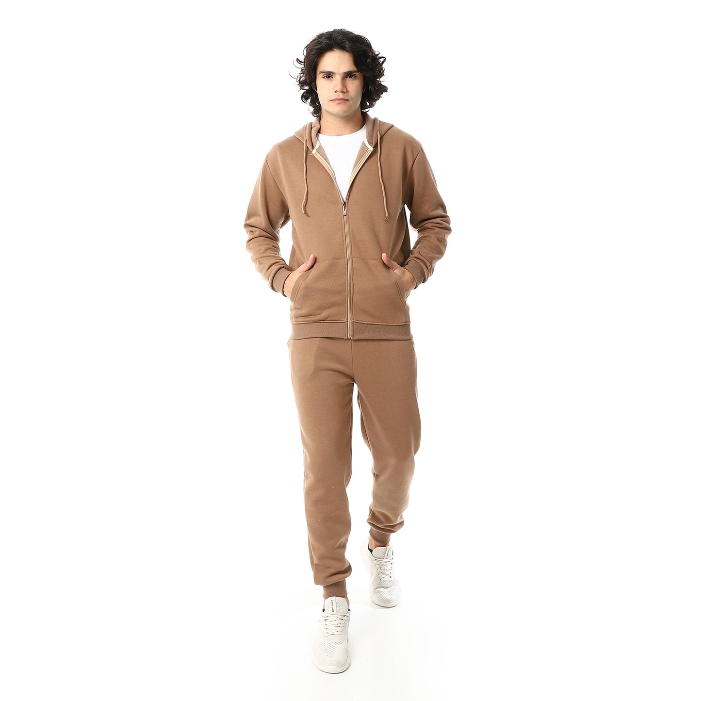 Active Casual Plain Tracksuit Set