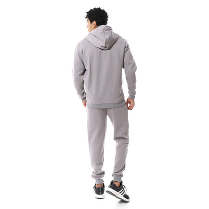 Active Casual Plain Tracksuit Set