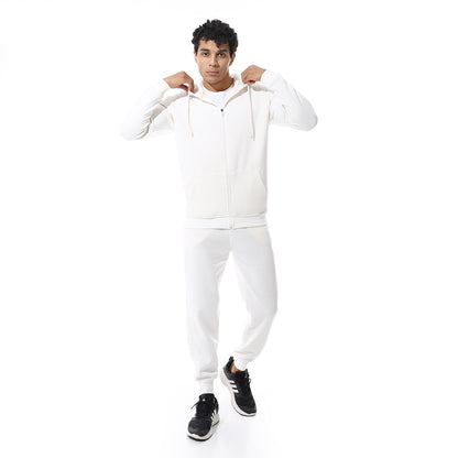 Active Casual Plain Tracksuit Set