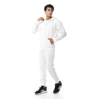 Active Casual Plain Tracksuit Set