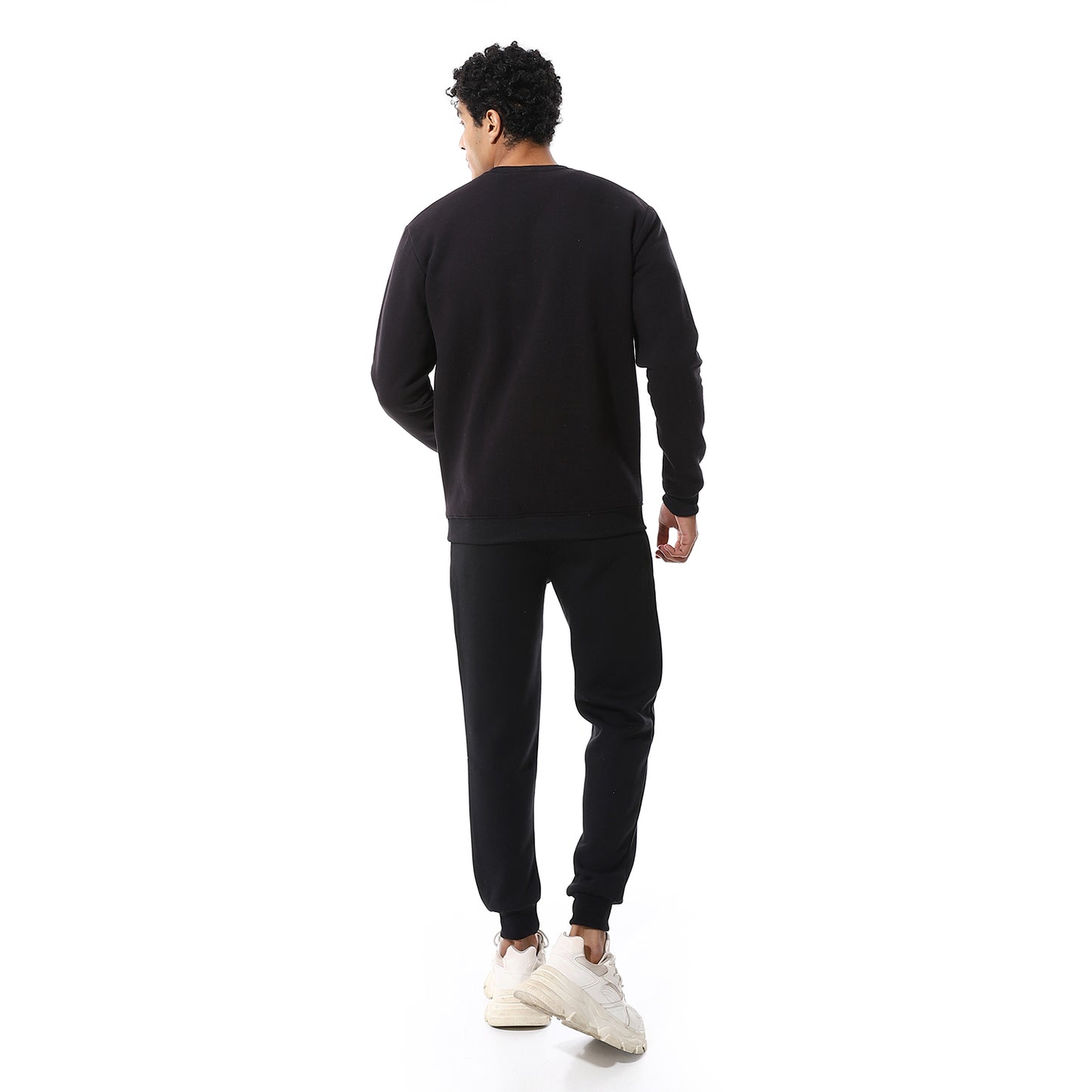 V-Neck & Elastic Ankle Tracksuit Set