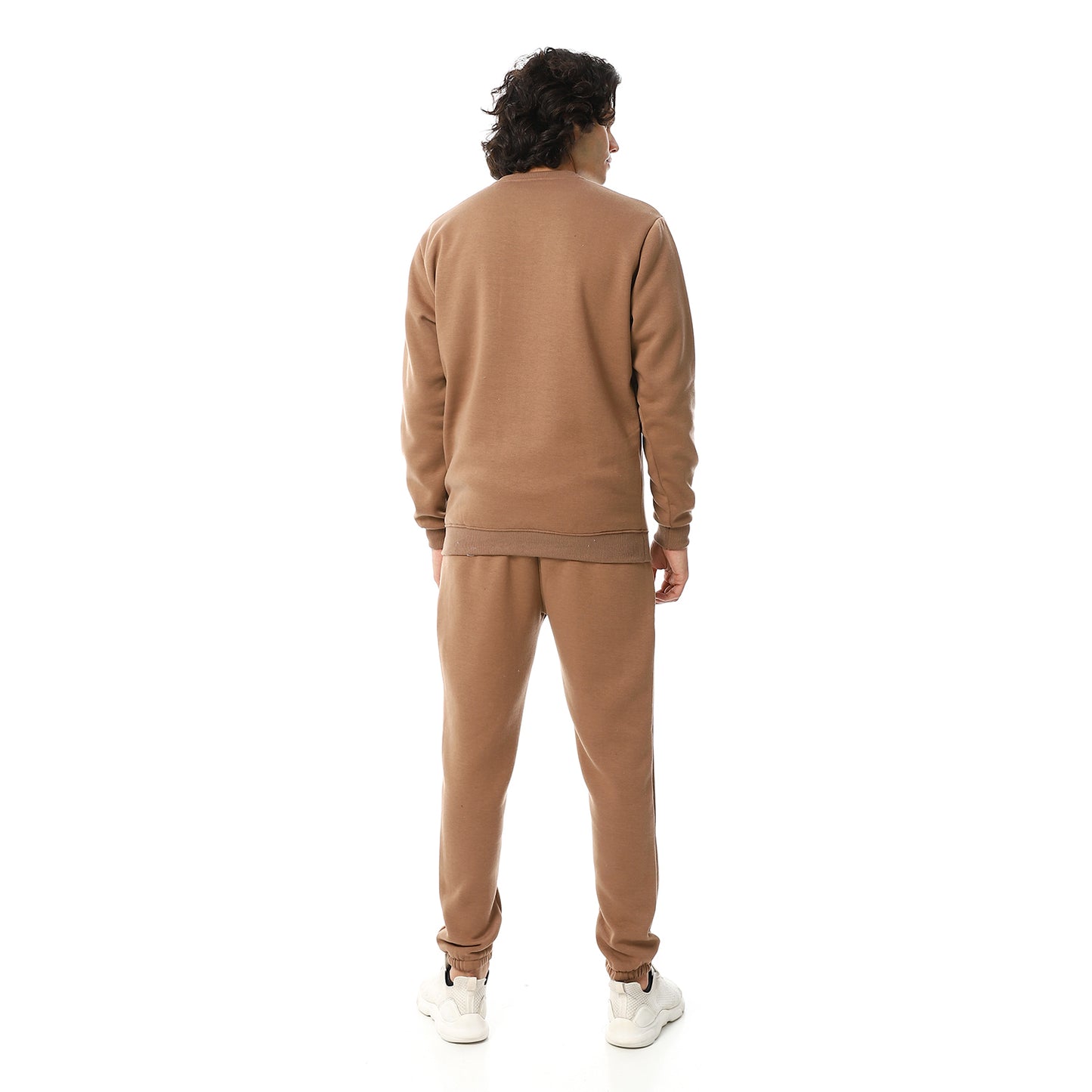 V-Neck & Elastic Ankle Tracksuit Set