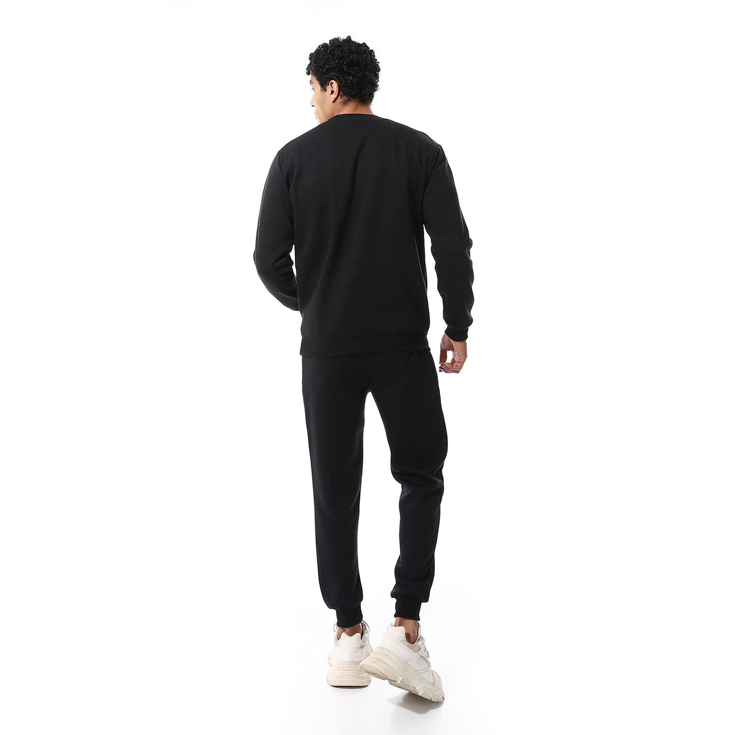 Crew Neck With Elastic Ankle British Tracksuit Set