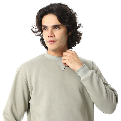 Crew Neck With Elastic Ankle British Tracksuit Set