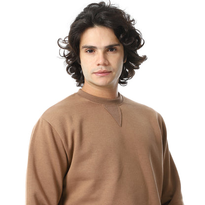 Crew Neck With Elastic Ankle British Tracksuit Set