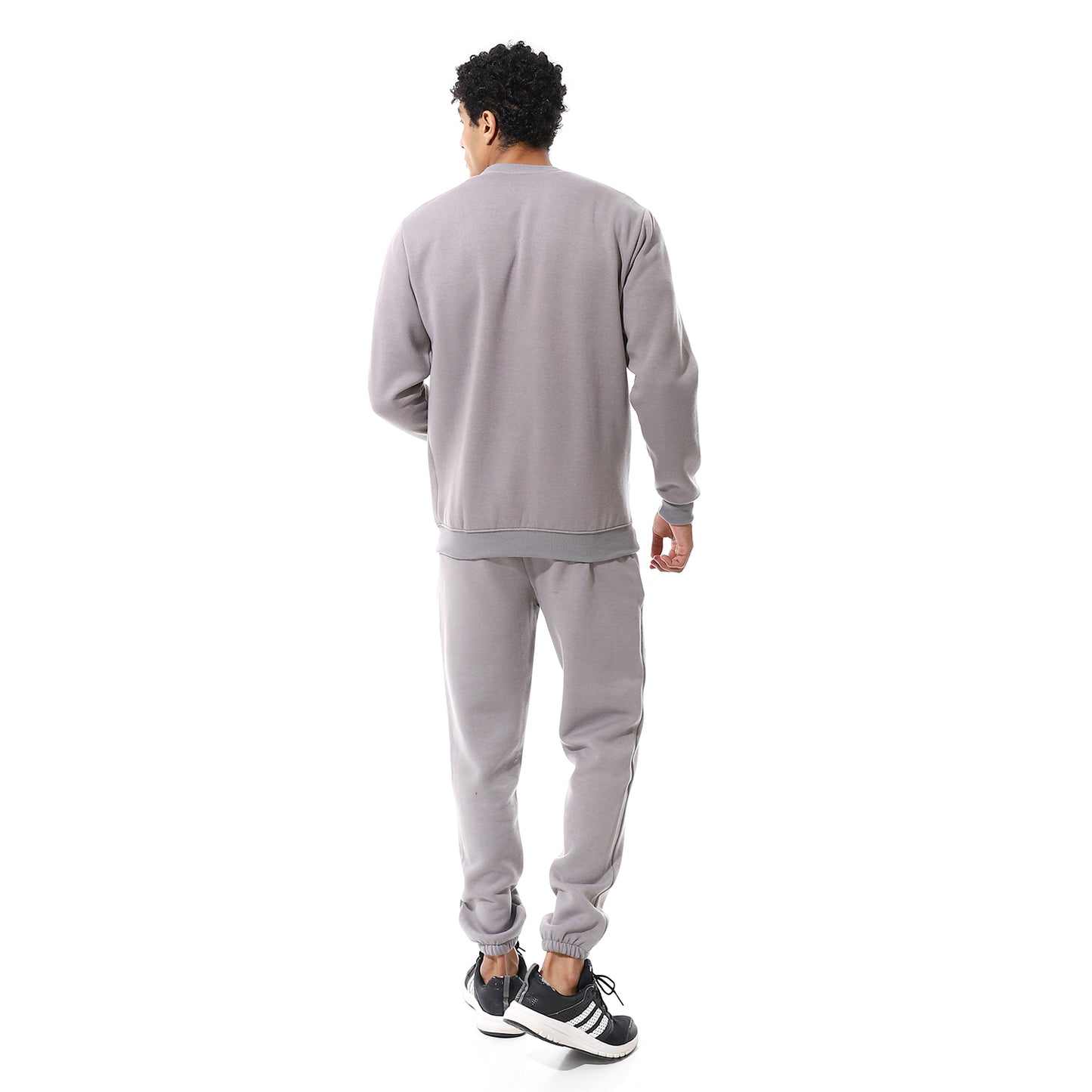Crew Neck With Elastic Ankle British Tracksuit Set
