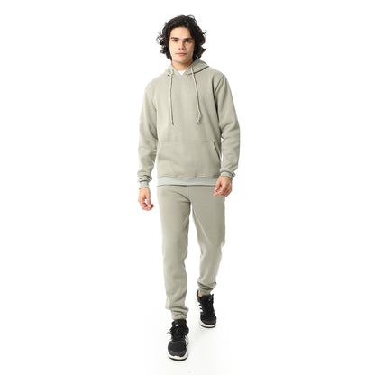 Elastic Ankle Comfy Hooded Tracksuit Set