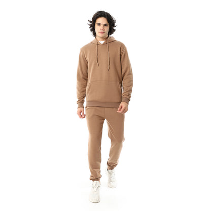 Elastic Ankle Comfy Hooded Tracksuit Set