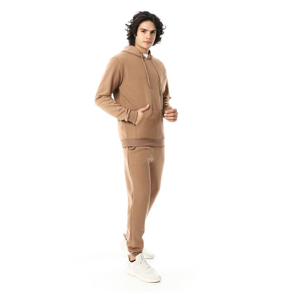 Elastic Ankle Comfy Hooded Tracksuit Set