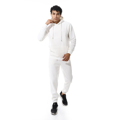 Elastic Ankle Comfy Hooded Tracksuit Set