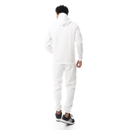 Elastic Ankle Comfy Hooded Tracksuit Set