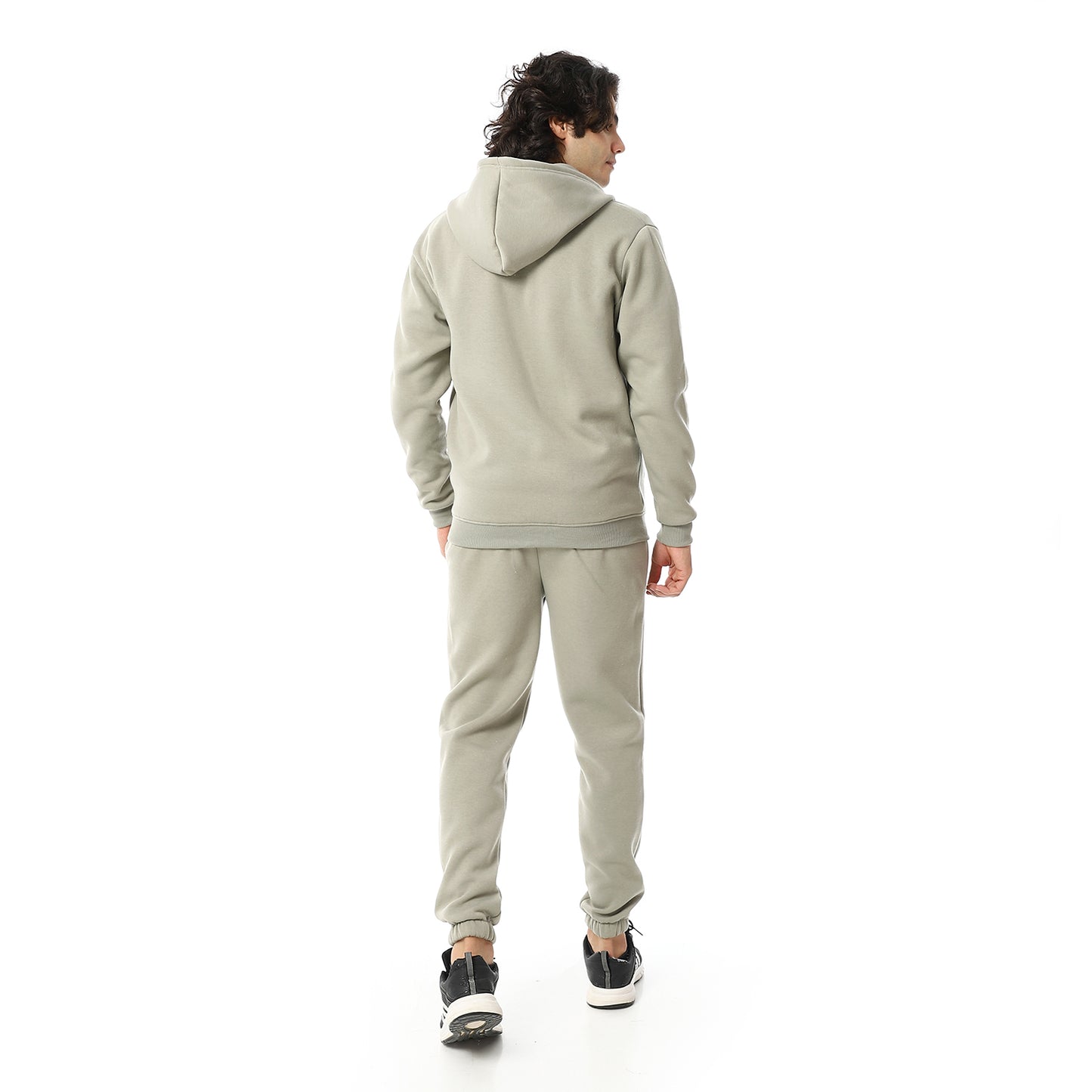 Comfy Hooded Neck & Elastic Waist Tracksuit Set