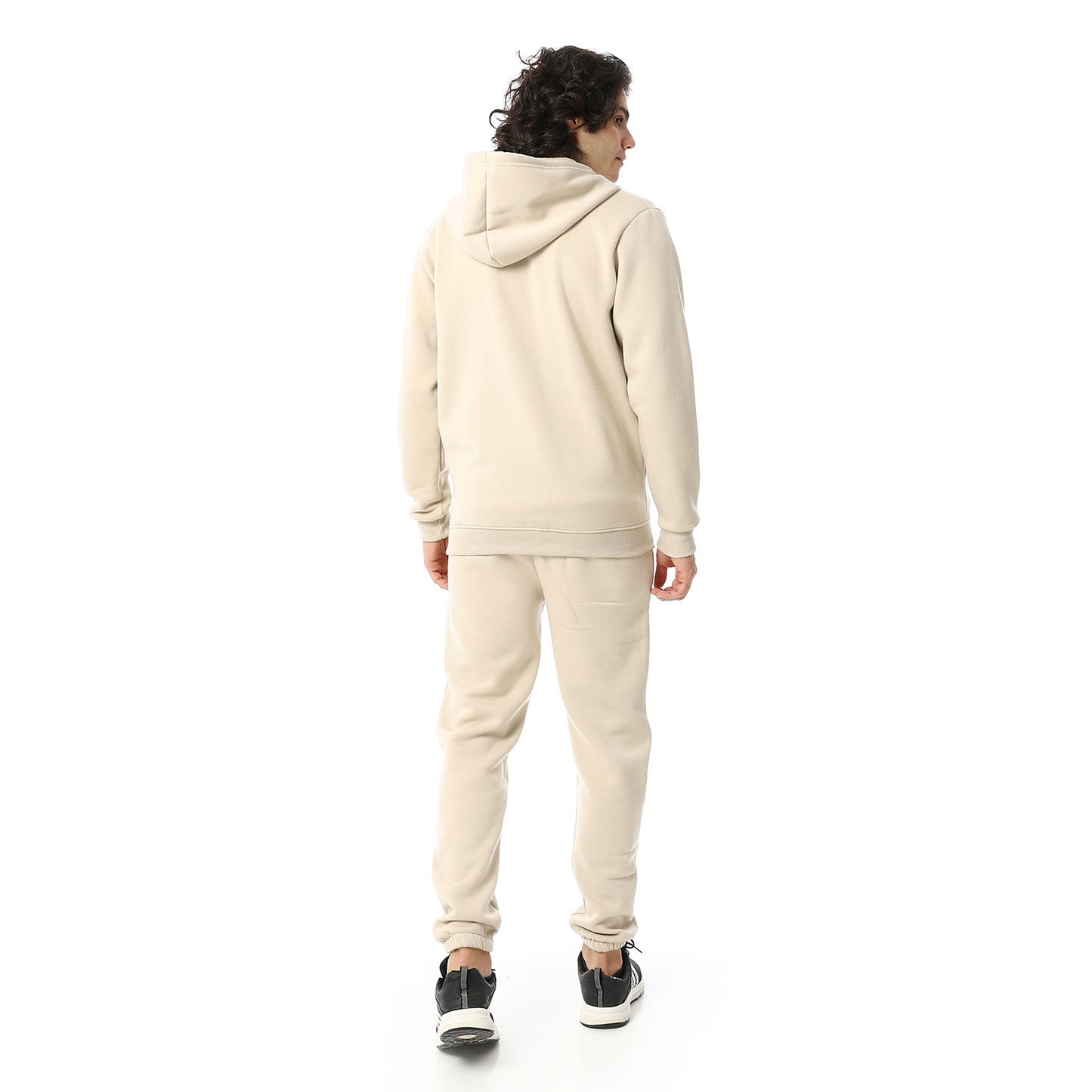 Comfy Hooded Neck & Elastic Waist Tracksuit Set