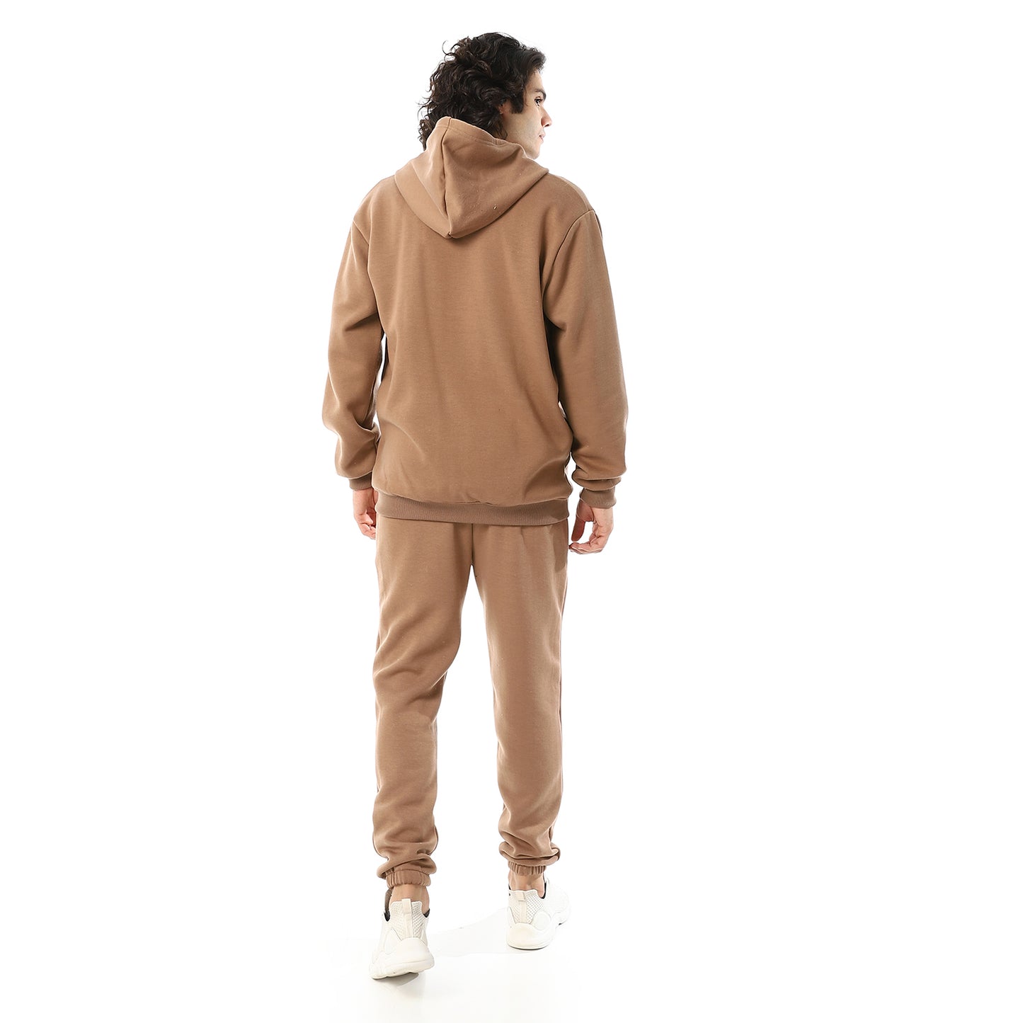 Comfy Hooded Neck & Elastic Waist Tracksuit Set