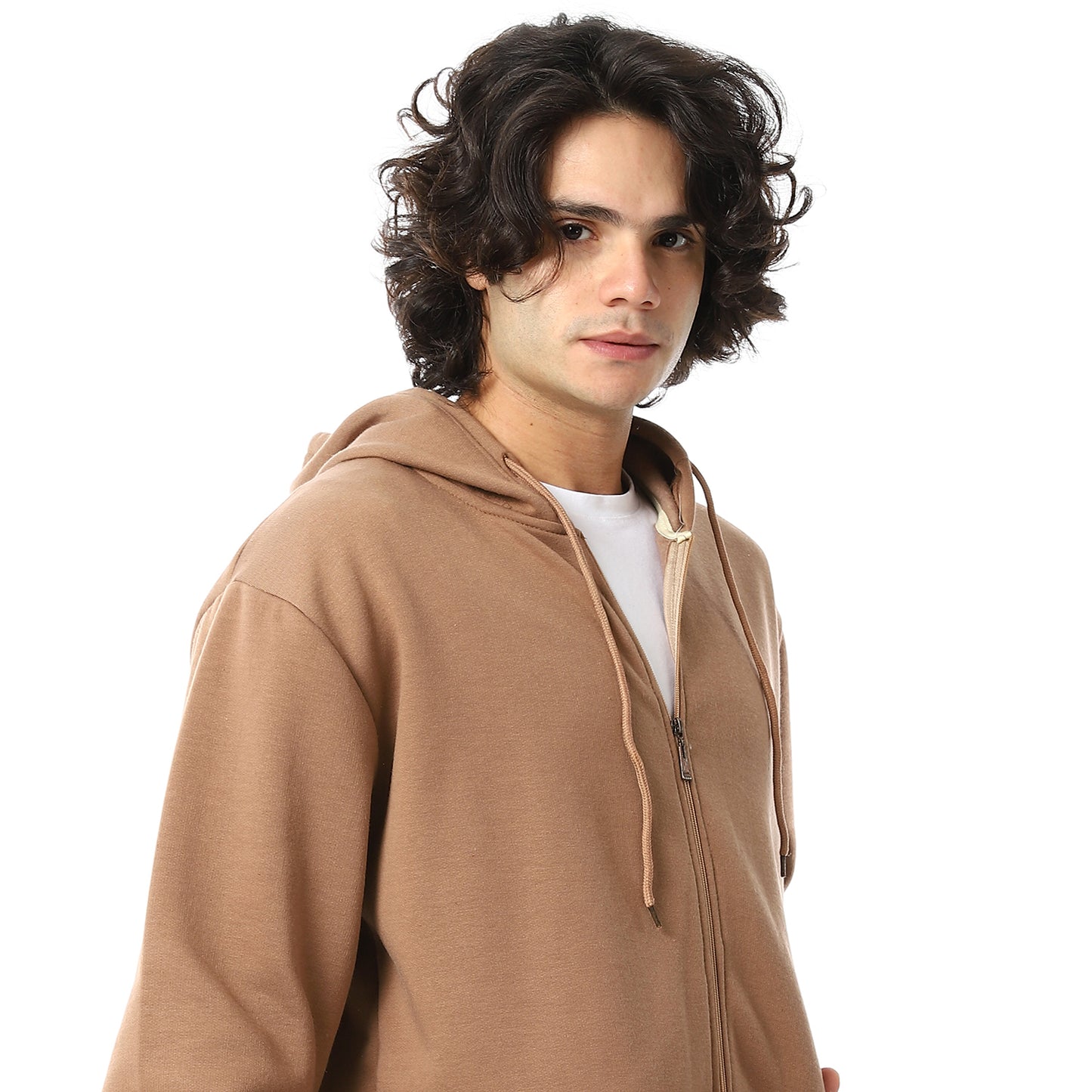 Comfy Hooded Neck & Elastic Waist Tracksuit Set