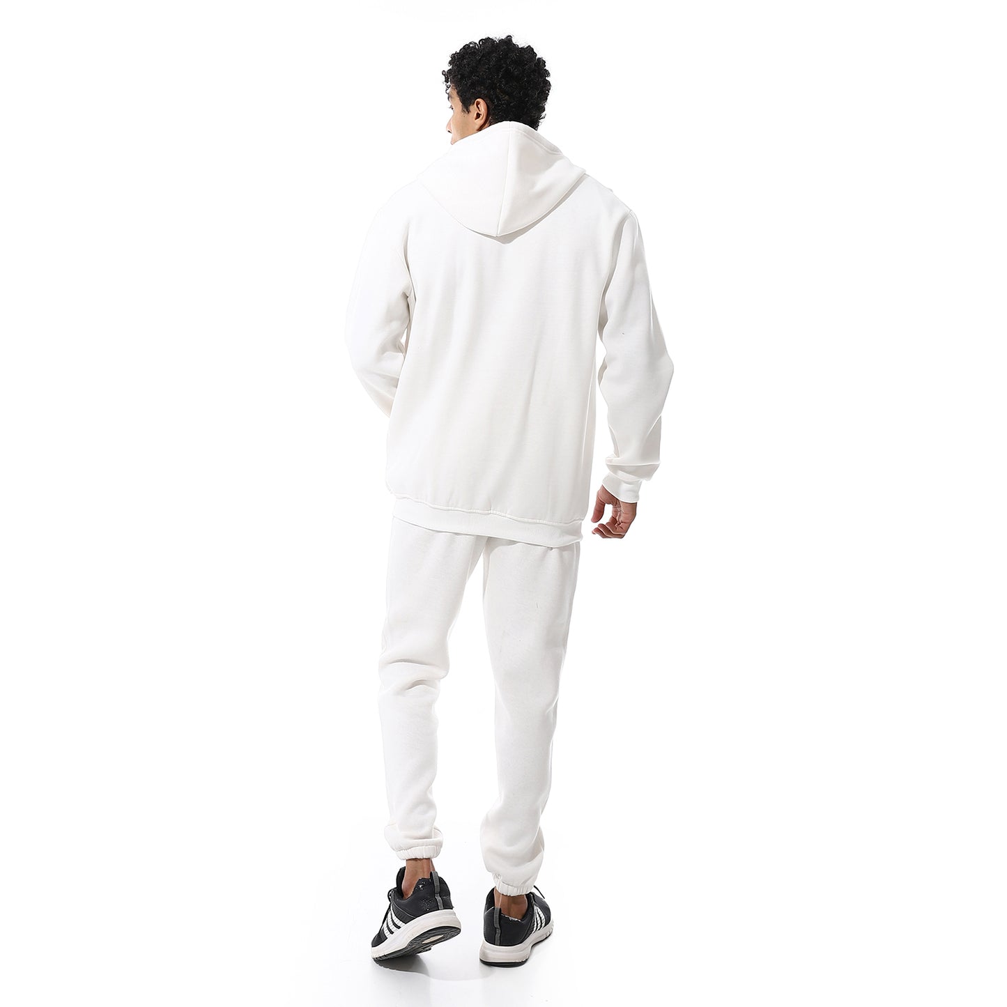 Comfy Hooded Neck & Elastic Waist Tracksuit Set