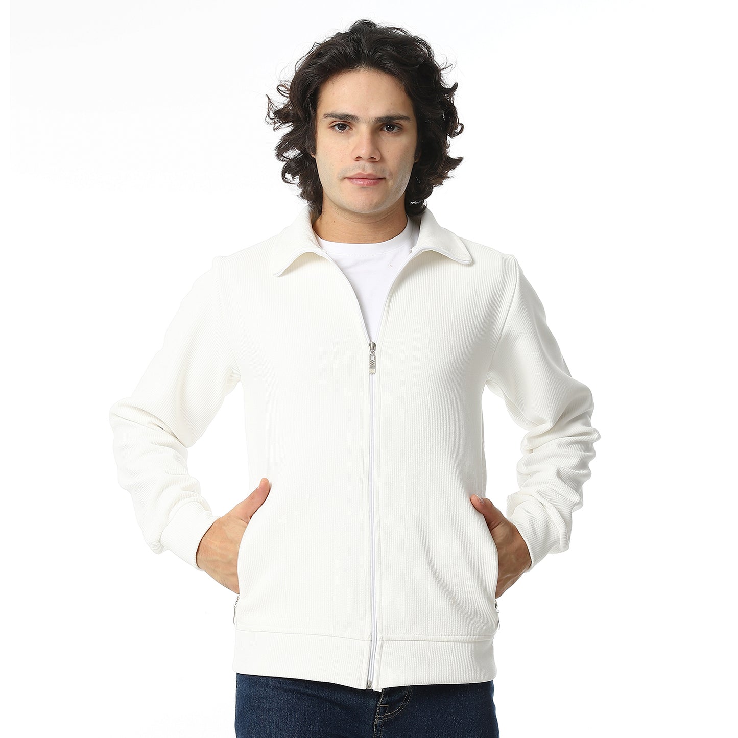 Casual Zipped Sweatshirt